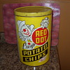 red dot potato chip tin 