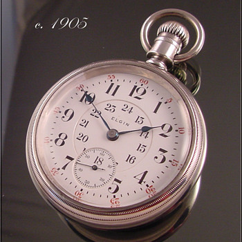 Elgin B.W. Raymond Railroad Pocket Watch