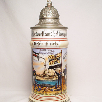 Imperial German reservist’s stein of Seaman Netz - Breweriana
