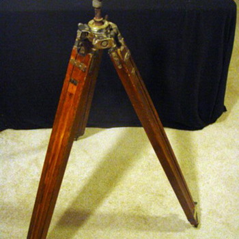 Antique Gaumont Paris Camera Tripod - Cameras