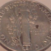 U.S 1944 Mercury Dime