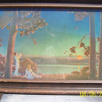 Maxfield Parrish, Original Frame, 1920ish  Curtis Publishing Co. - Posters and Prints