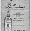 1953 Ballantines Scotch Whisky Advertisement