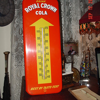 Drink Royal Crown Cola...Thermometer