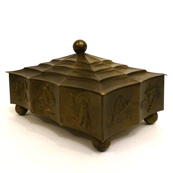 Two metal boxes - Art Deco