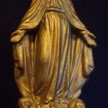 Religious Statue, Pin and Medallion