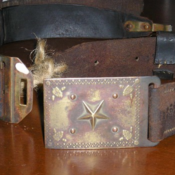 Rare Texas Militia Belt Plate  - Military and Wartime