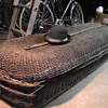 Wicker casket 1800's.