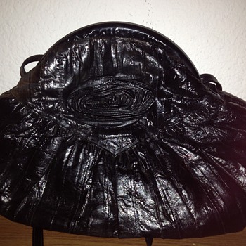 Awesome looking genuine eel vintage purse