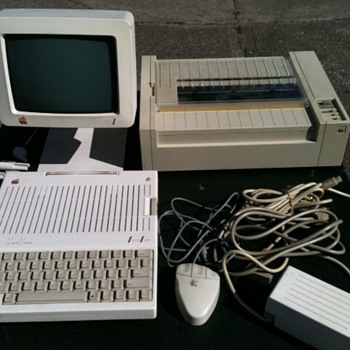 Working Apple ll c with Apple printer