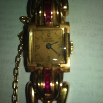 1964 Womans GIRARD PERREGAUX watch w/rubies
