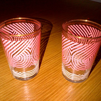 Vintage Drinking Glasses - Glassware