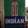 1941 Indian Gasoline Pump Plate Porcelain Sign...Six Colors