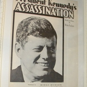 President Kennedy Assassination Sheet Music