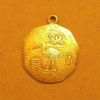 Gold Pendant w/unknown symbols - Fine Jewelry