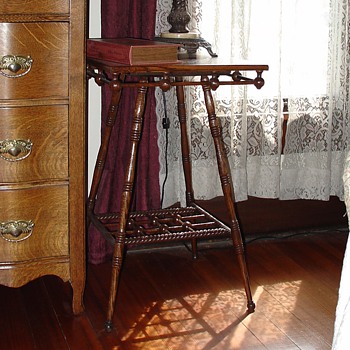 Oak Stick and Ball Table