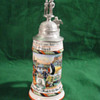 Imperial German Reservist's stein of Hornist Sehlund, 123rd Grenadier Regiment
