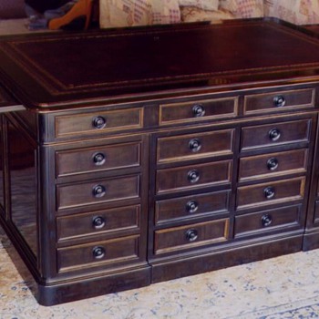 French antique ebony desk