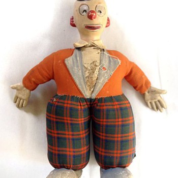 1930's Clown Doll - Dolls