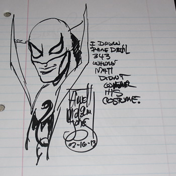Comic art autographs part 13 - Comic Books