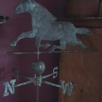 1890's-1910 Ethan Allen Style Horse Weathervane - Folk Art