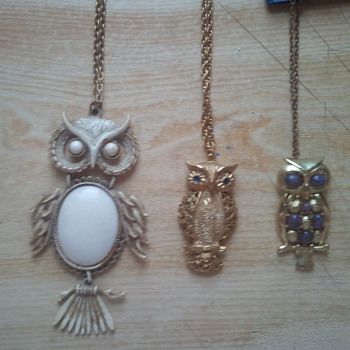 Costume Jewelry owl collection - Costume Jewelry