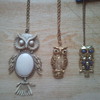 Costume Jewelry owl collection