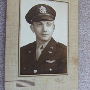 WW2 Army Air Corps Pilot w/ Wings photograph