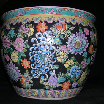 Large Pottery Bowl - Art Pottery