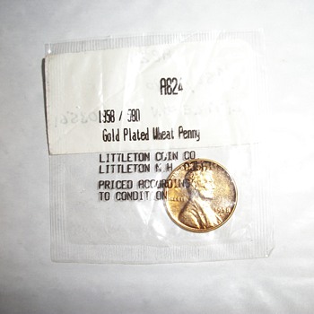 A824 gold penny