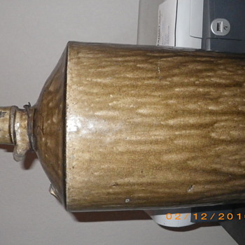 1890's Alkaline Glazed Stackable Jug Maybe Catabawa Valley N.C.? - Art Pottery