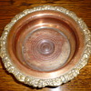Copper tabletop bottle coaster