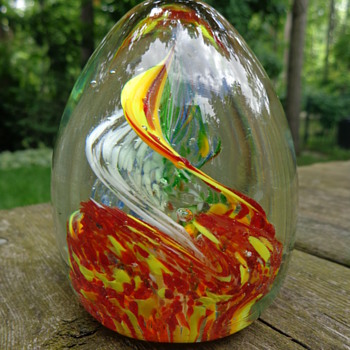 Joska Design Silberberg-Kristal Paperweight - Art Glass