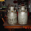 Embossed Sunoco Five Gallon Oil Cans