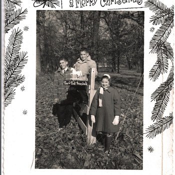 Vintage Christmas Photocards - Photographs