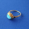 17th Century Gold Turquoise Ring