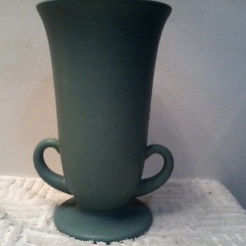 Mystery Art Pottery Vase / Still Needs an ID Help !