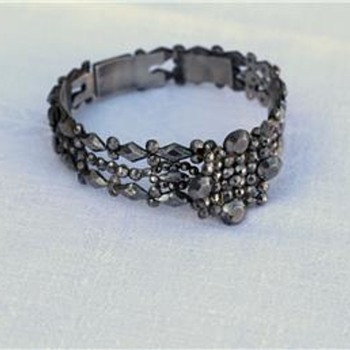 Antique rare victorian cut steel bracelet - Fine Jewelry