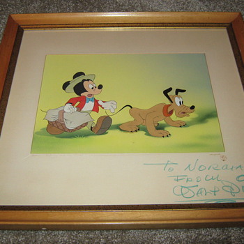 Mickey and the Seal 1948 cell