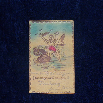 Leather Postcard