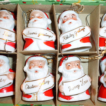 SANTA ORNAMENTS FROM JAPAN - Christmas