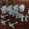 Lead soldiers, unknown maker, probably a DIY kit. 