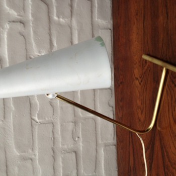 1960s French or Danish Desk Lamp