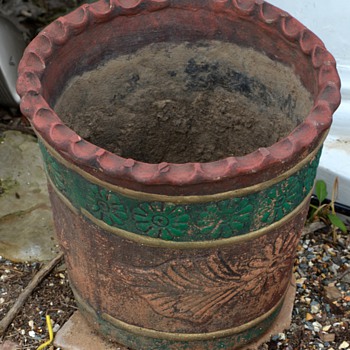 Interesting Mexican Planter / Pot - Native American