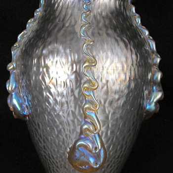  Loetz Nautilus Vase c. 1905 - Art Glass