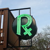 Old pharmacy sign circa 1940s