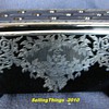 Fostoria # 2373 Window Box with silver deposit by Rockwell Silver
