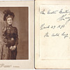 Clipper ship list from Melbourne Australia 1889 with realitives