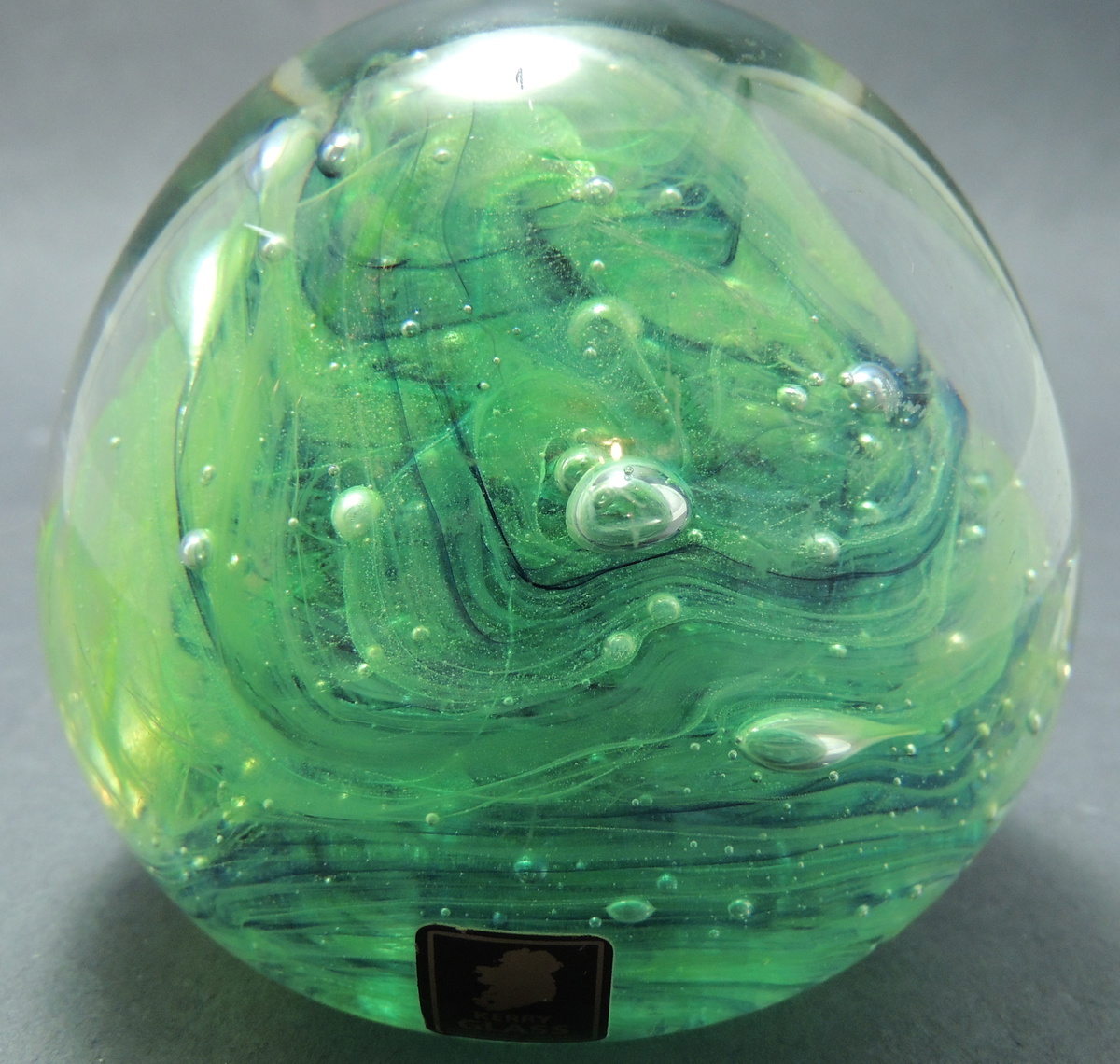 Hand Made Glass Paperweight Kerry Glass Ireland Collectors Weekly