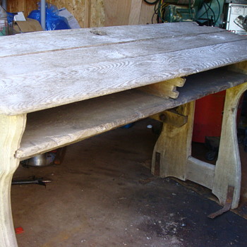 a very early school desk - Furniture